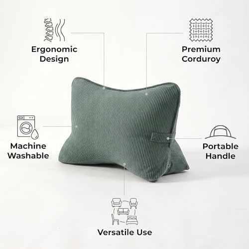 Pat. Pend. Corduroy Lumbar Support Pillow - Image 4