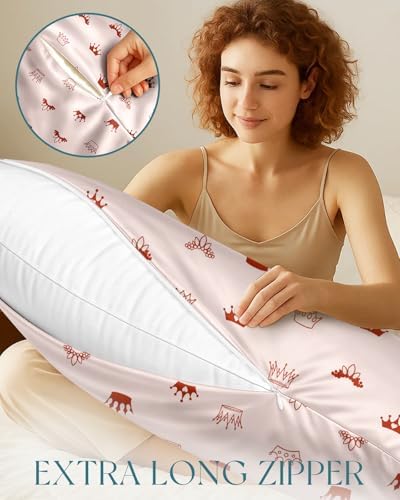 Miss Adola Soft Silk Body Pillow Cover, 20x54 Inch - Image 5