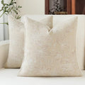MATTINS Vintage Floral Patterned Throw Pillow Covers 18x18 by MATTINS