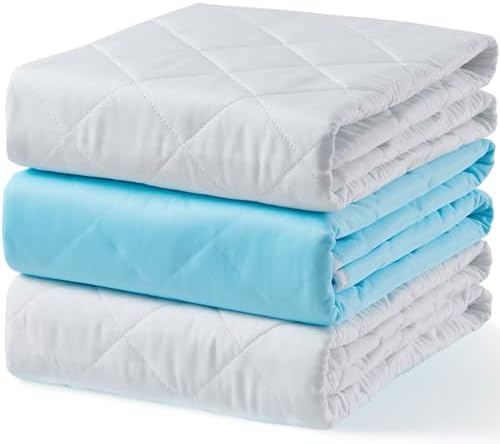 3 Pack Washable Underpads 18"x24", Pee Pads by KANECH