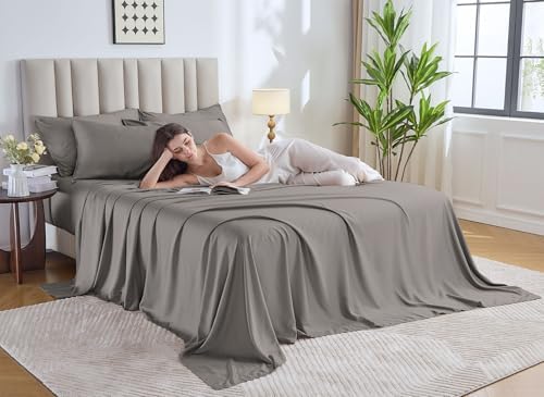 Pure Bamboo Twin XL Sheets, Genuine 100% Organic Viscose Derived from Bamboo - Image 2