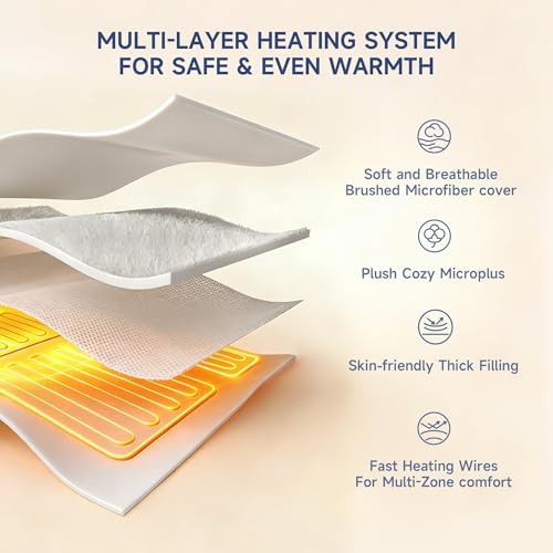 Texciting Heated Mattress Pad King Size-Bed Warmer - Image 5