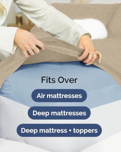 CGK Linens 2 Pack Extra Deep Cal King Fitted Sheets - Image 7