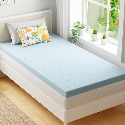 EGOHOME 2 Inch Twin Memory Foam Mattress Topper- Cooling Gel Infused by Unknown