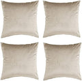GIGIZAZA Velvet Champagne Throw Pillow Covers Decorative Cushion Covers Pillow by GIGIZAZAFocusingonhomedecoration