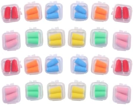 24 Sets Soft Foam Earplugs Noise Cancelling Ear Plugs Sound Blocking Earplugs by Unknown