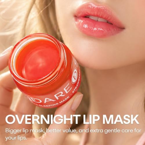 SPODARE Strawberry Sleeping Lip Mask 20g, Overnight Lip Treatment - Image 3
