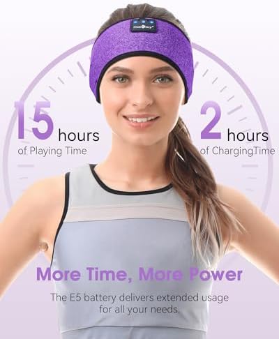 MUSICOZY Sleep Headphones Bluetooth Headband Headphones - Image 5