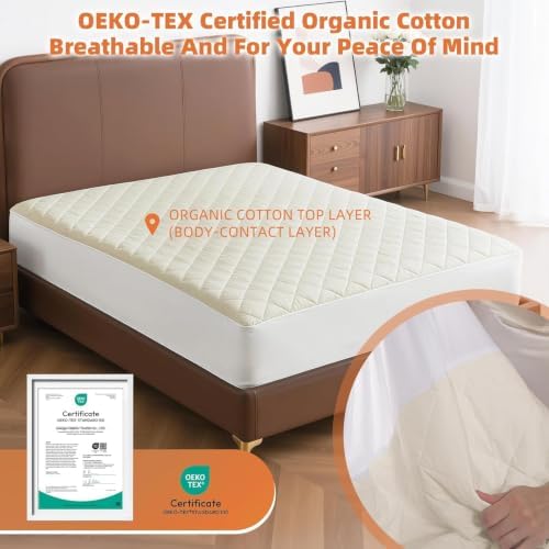 Organic Twin XL Mattress Protector - Image 3