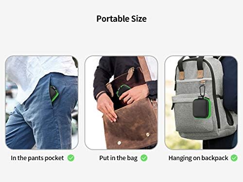 Sunguy 2-Pack Earbuds Case, Portable Small Earbud Carrying Case Storage Bag - Image 5