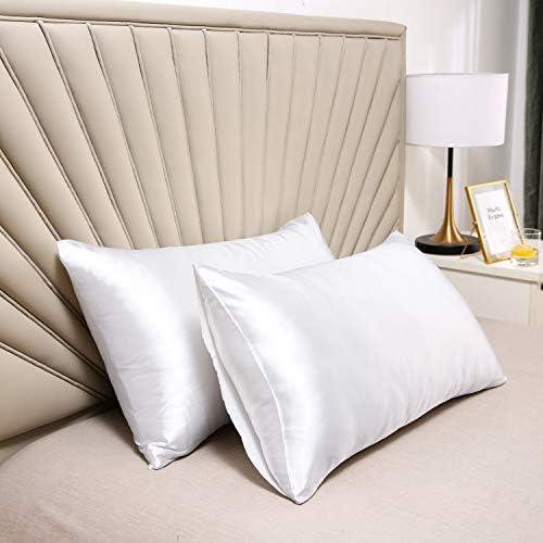 Satin Pillowcases Set of 2, Standard Size Cooling Pillow Cases - Image 3