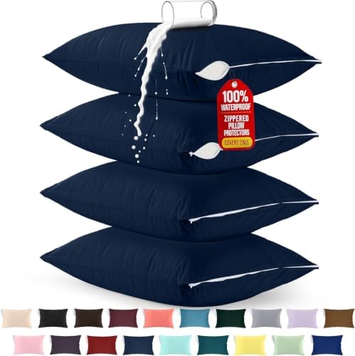 Set of 4 Pillow Protectors by UTOPIABEDDING