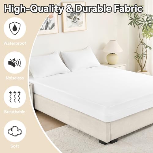 Queen Mattress Size Protector Zippered Waterproof - Image 3