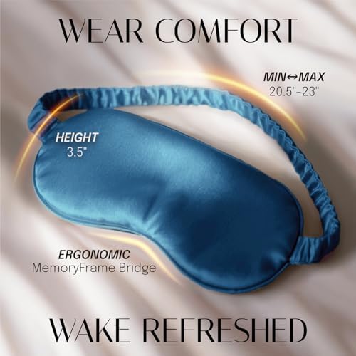 OLESILK 100% Mulberry Silk Sleep Mask - Image 4