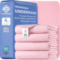 Accompagner Incontinence Bed Pads Washable Waterproof Underpads 36"x36" 4pc by Accompagner