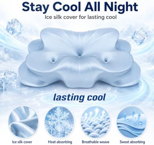Cervical Memory Foam Pillow, Neck Pain Relief - Image 3