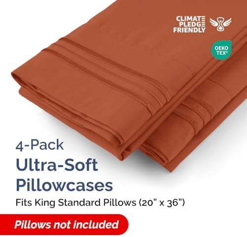 King Standard Pillow Cases Set of 4 - Image 2