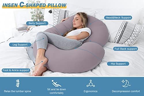 INSEN Pregnancy Pillows for Sleeping, Maternity Pillow - Image 2
