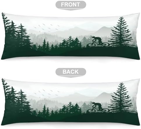 Mountain Bike Riding Body Pillow Cover Long Pillowcase - Image 3