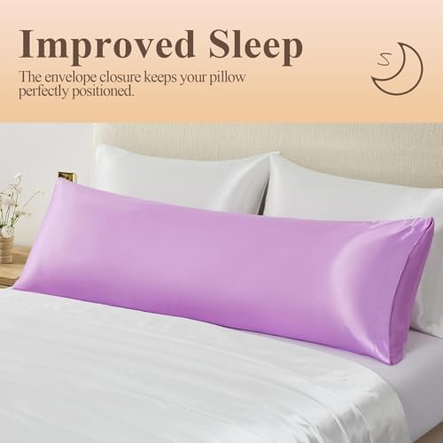 Silk Like Satin Body Pillowcase, 1 Pack, 20x54 Inches - Image 5
