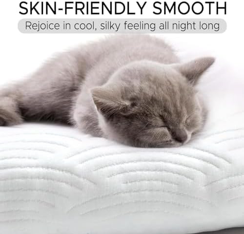Body Pillow for Adults, Swan Bed Pillow Insert for Sleeping, 49 In - Image 3