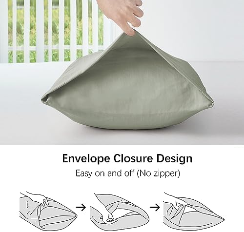 MILDLY King Pillowcases Mist Sage - Image 5