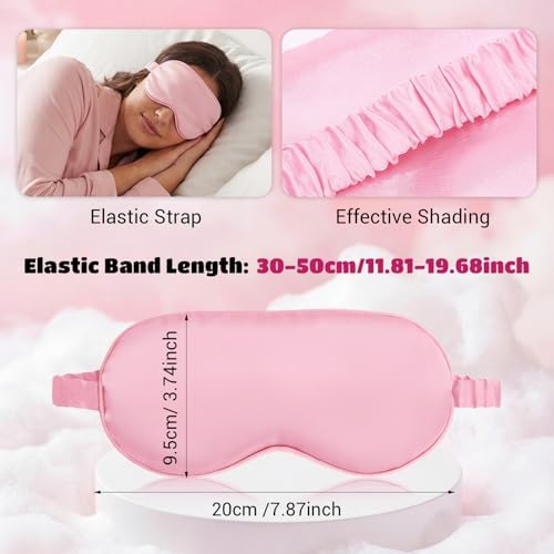 Cutecrop 50 Pcs Silk Sleep Mask Blackout - Image 2