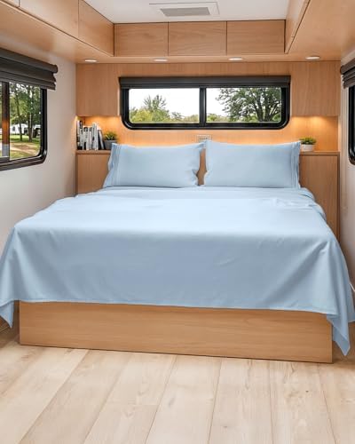 Short Queen Size 4 Piece Bed Sheet Set by CGKUnlimited