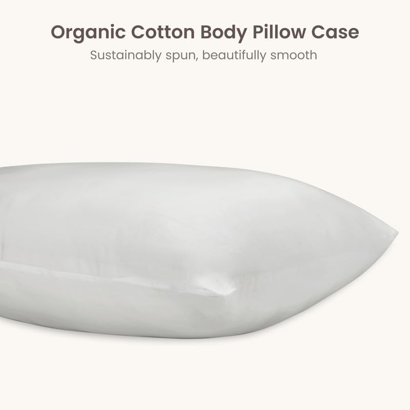 Bioweaves 100% Organic Cotton Body Pillow Cover - Image 3