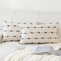 YEENAASY Boho Throw Pillow Covers 12x20 Set of 2 Farmhouse Pillow Cases by YEENAASY