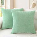 CaliTime Decorative Couch Throw Pillow Covers 22 X 22 Inches Grey Green by CaliTime