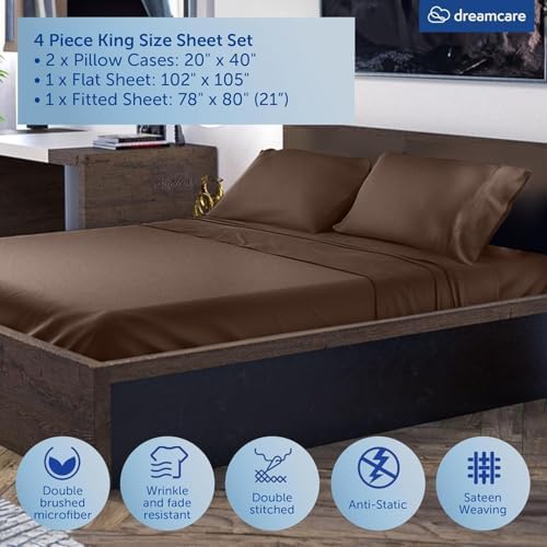 DREAMCARE King Size Sheets Set - Image 4