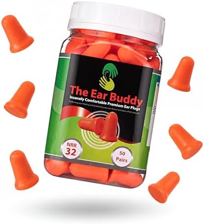 The Ear Buddy Premium Soft Foam Ear Plugs by TheEarBuddy