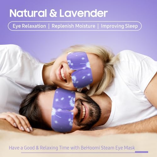 BeHoomi 20 Packs Steam Eye Mask, Heated Eye Mask Warm Compress - Image 2