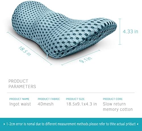 Lumbar Support Pillow for Office Chair, Memory Foam Lumbar Pillow for Lower - Image 4