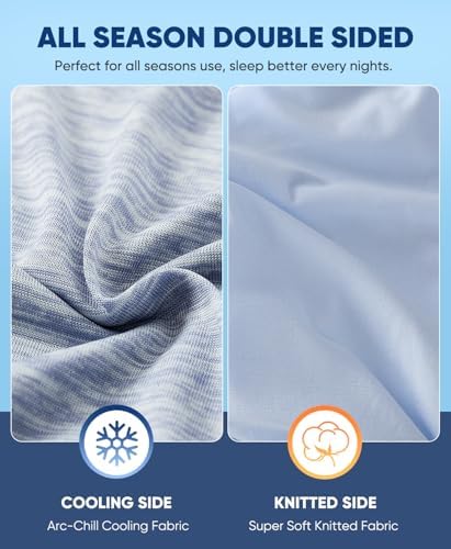 LUXEAR Cooling Pillow Cases for Hot Sleepers, Queen Size - Image 5