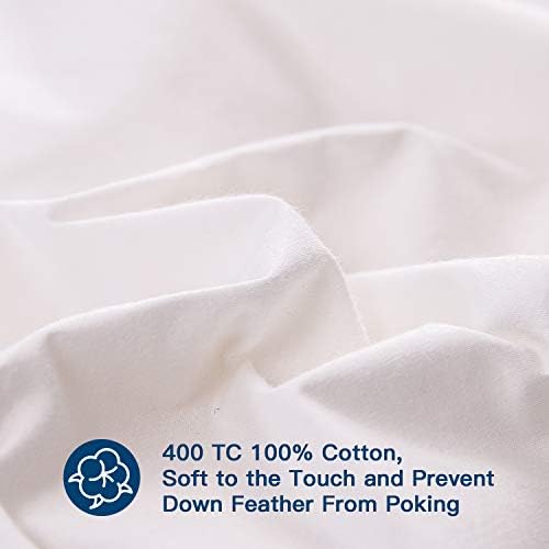 ELEMUSE Full Goose Down Feather Mattress Topper, Thick Feathered Pillow Top - Image 5