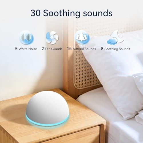 Portable Sound Machine Night Light White Noise Machine Mini Baby Shushing Sleep - Image 2