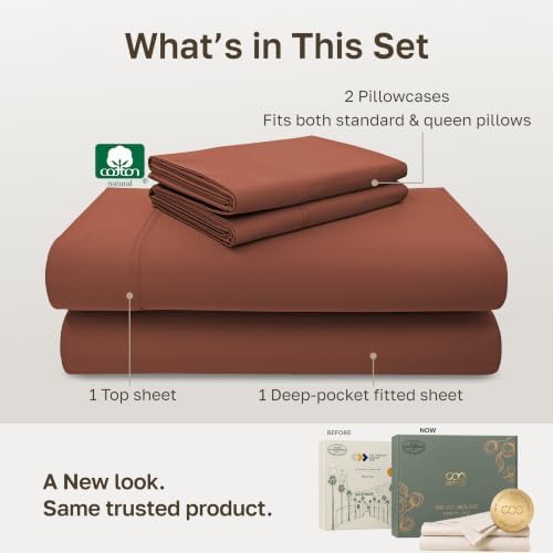 California Design Den Luxury 600 Thread Count Full Size Bed Sheets Set - Image 3