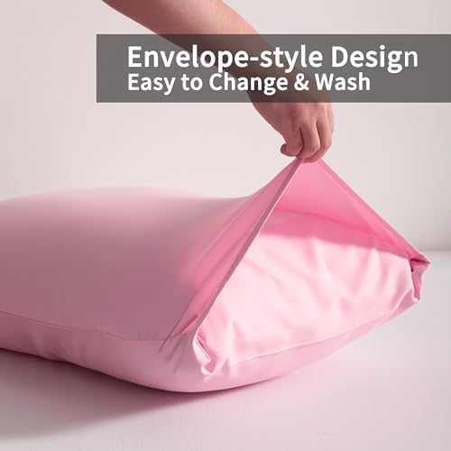 King Pillow Cases, 2 Pack, 20x40 in, Microfiber - Image 4