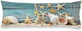 Beach Body 20x54 Coastal Starfish Seashell Cushion Long Pillowcase by MATEKULI