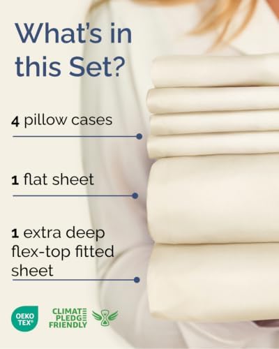 Extra Deep Flex Top Split Head King Sheet Set - Image 2