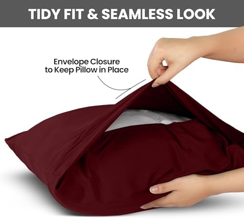 Pillow Cases Standard Set of 2, Ultra Soft Comfy Pillow Covers - Image 3