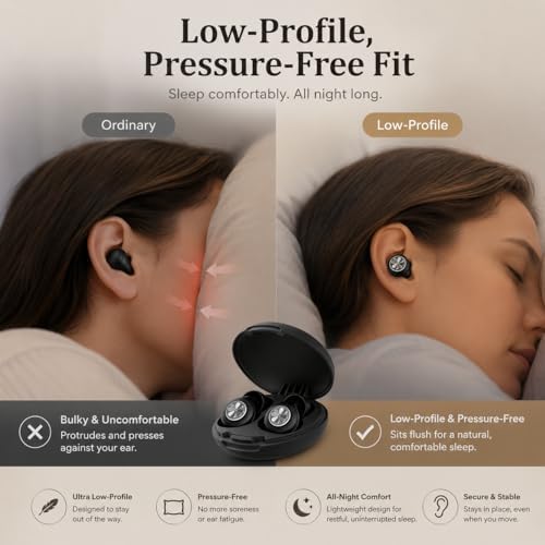 45dB Ear Plugs for Sleeping, Soft Silicone for Side Sleepers, 4 Sizes - Image 5