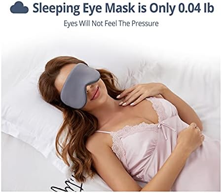 Sleeping Mask 2 Pack, Cool Double-Sided Use of Sleep Mask, Super Soft Blindfold - Image 5