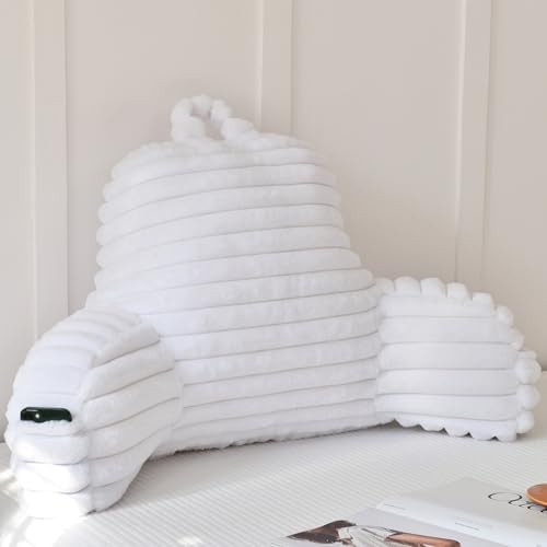 Large Reading Pillow for Adults, Back Support Pillow for Sitting Up in Bed by YAOSHUHO
