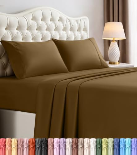 King Sheets Set, 4 Pieces 16" Deep Pocket Hotel Luxury Bed Sheets by UTOPIABEDDING