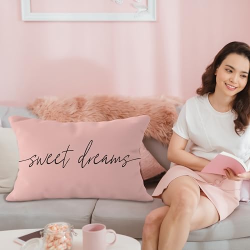 Sweet Dreams Pillow Cover 12x20, Decorative Throw Pillow Covers - Image 4
