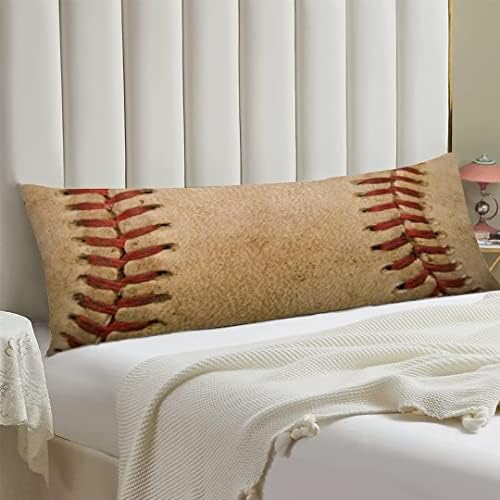 Sport Theme Body Pillow Cover Sports Baseball Worn Ball Laces Softball Laces - Image 2