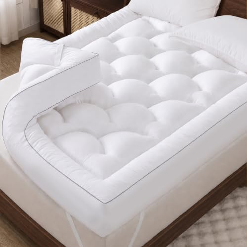 ELNIDO Queen® 5 Inch Memory Foam Mattress Topper Queen, Breathable Cooling & by ELNIDOQUEEN